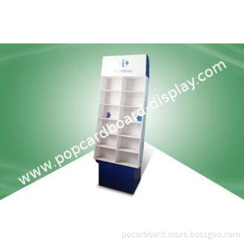12 - cell POS Cardboard Displays Shelf Floor Display for Fo